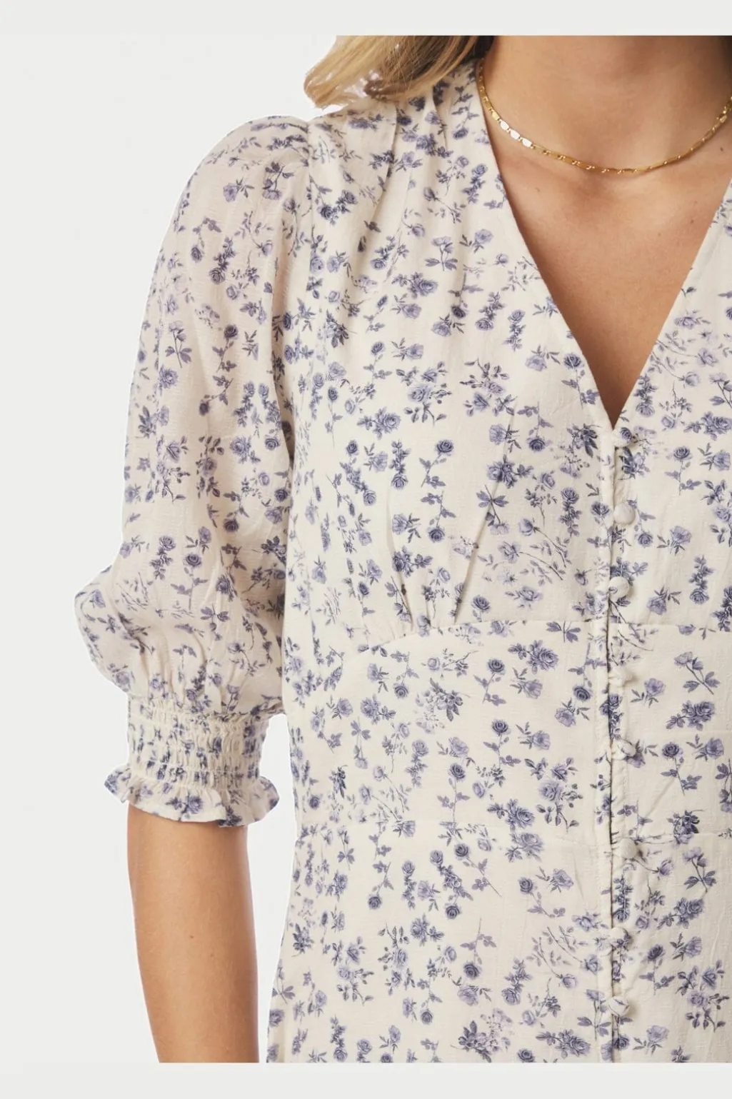 Nnvalley Structure Flower Dress 167925