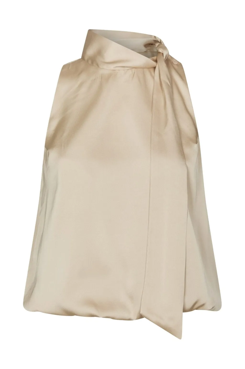 Nnveda Drapy Satin Top 166605