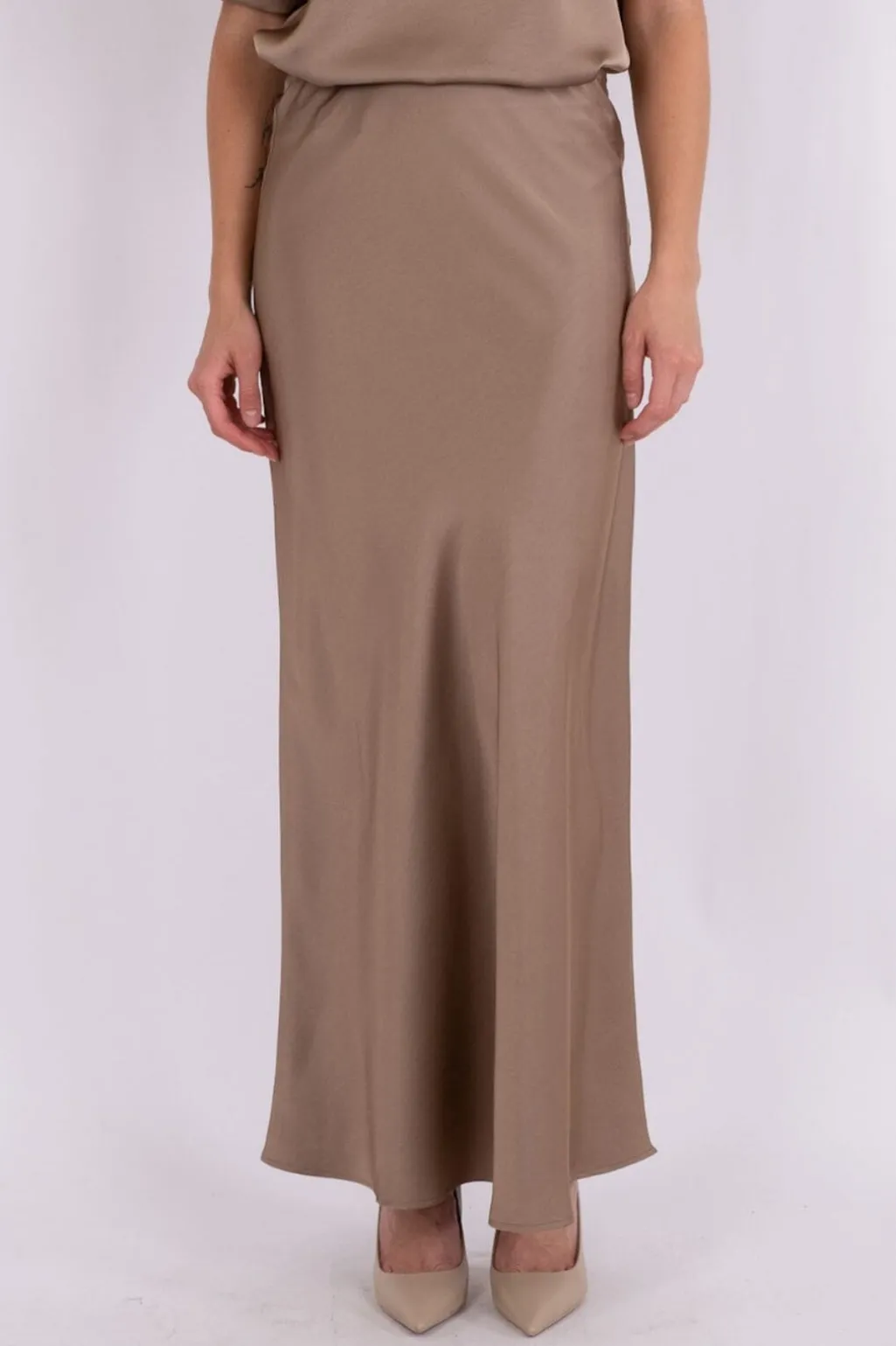 Nnvicky Heavy Sateen Skirt