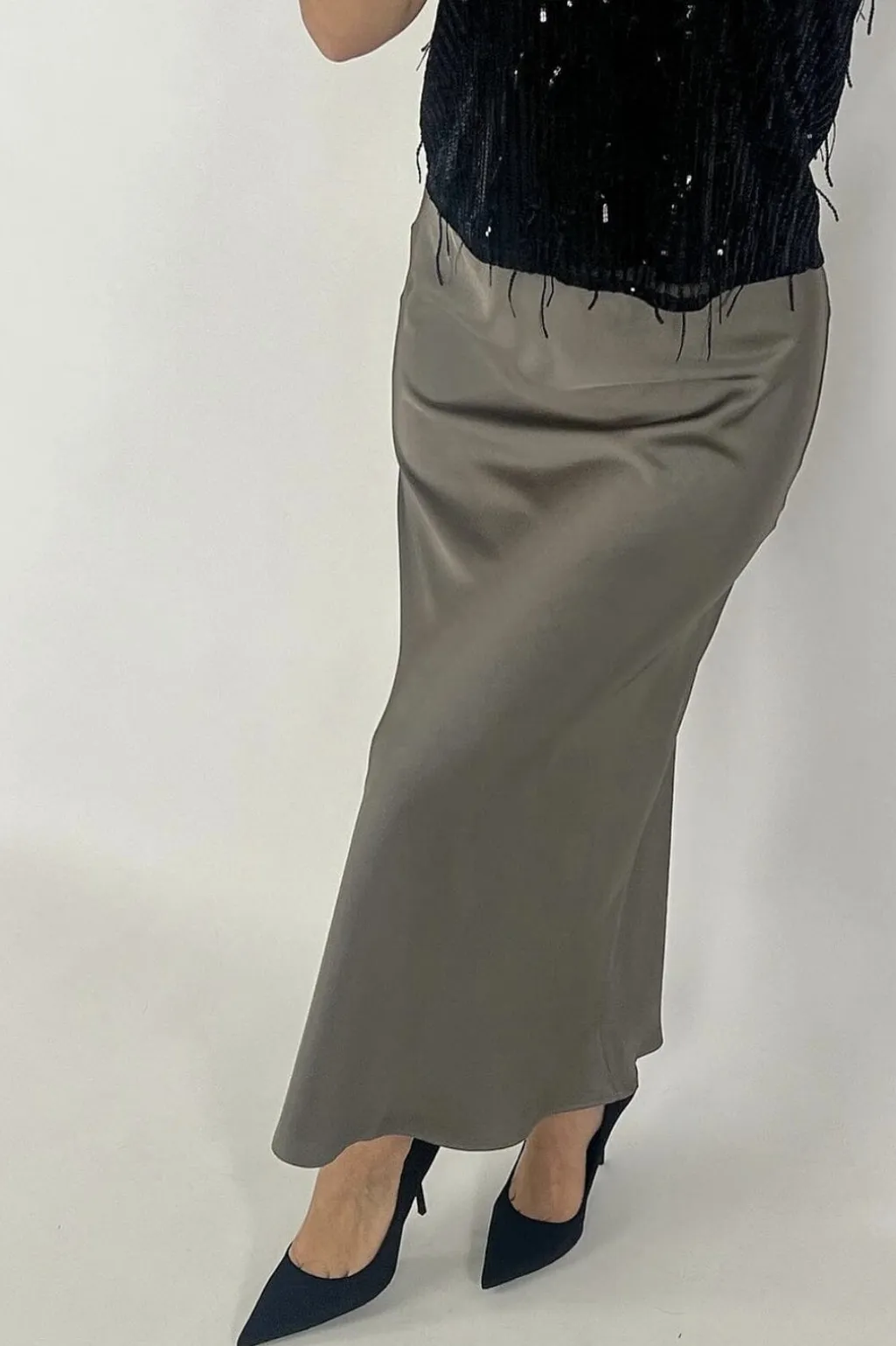 Nnvicky Heavy Sateen Skirt