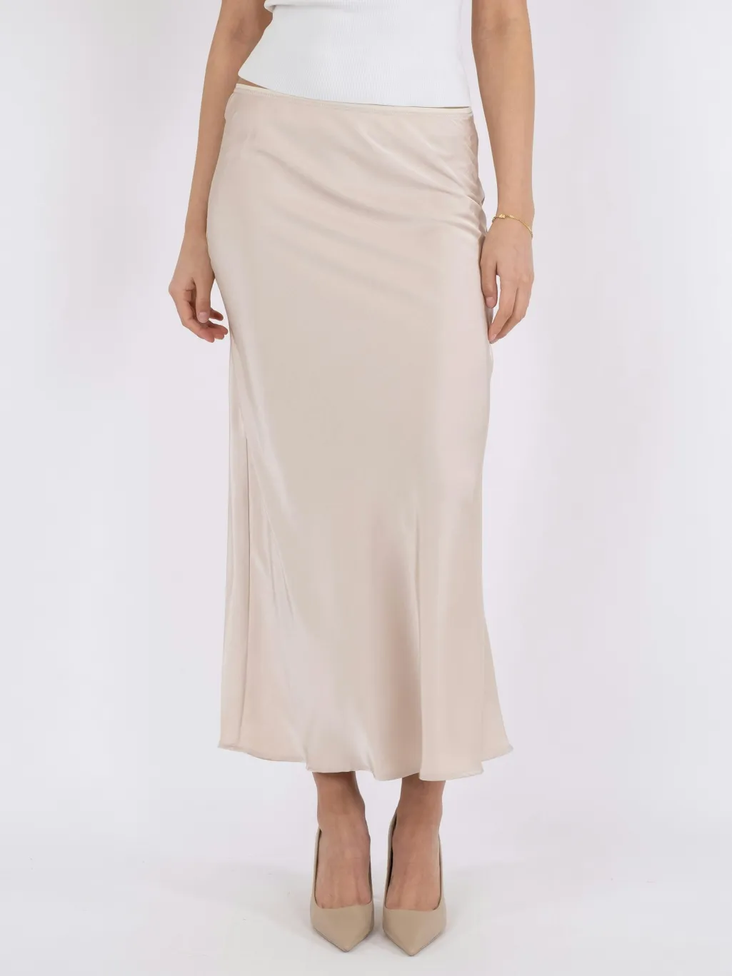 Nnvicky Heavy Sateen Skirt