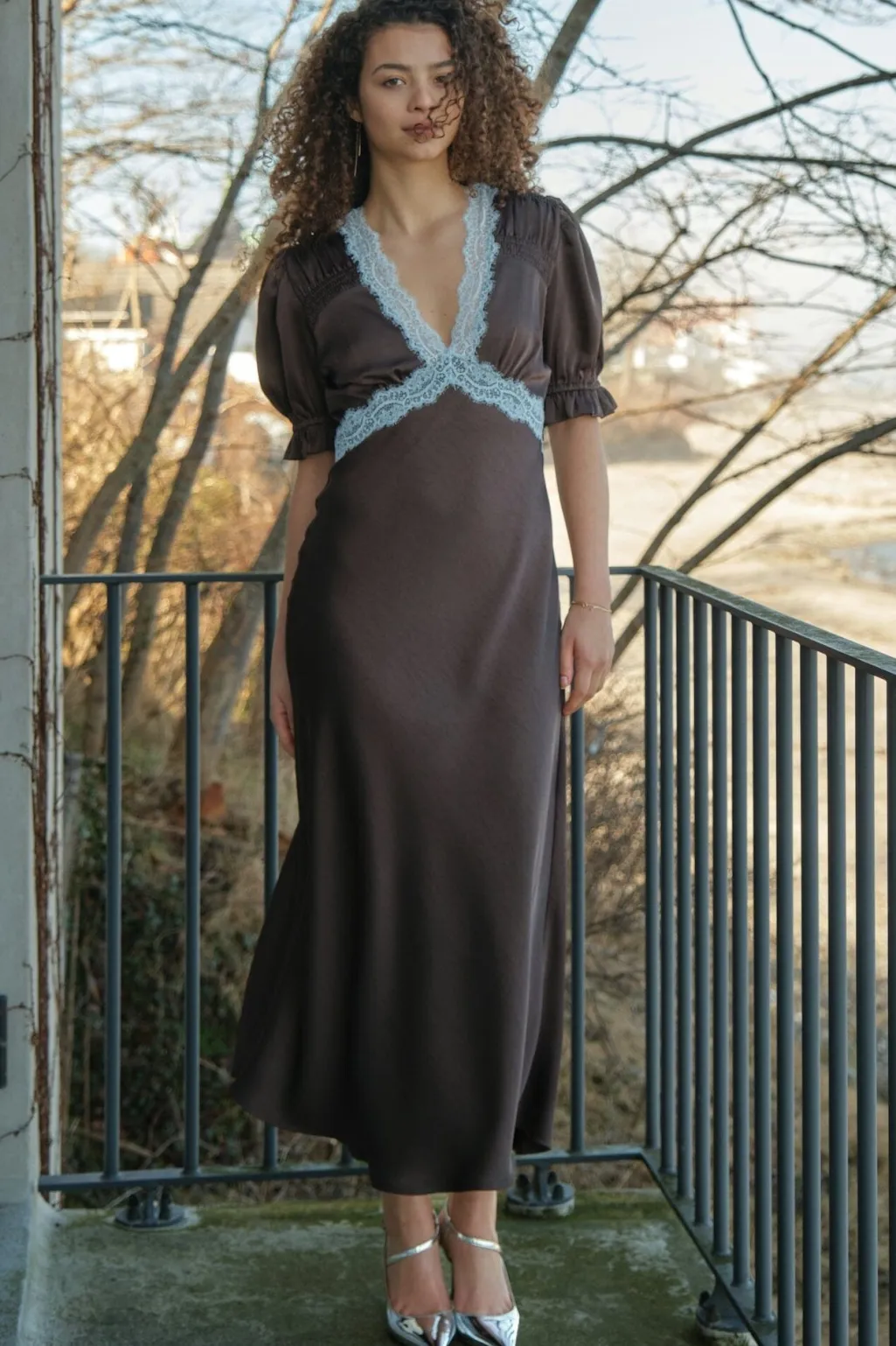 Nnvipe Lace Maxi Dress 167735