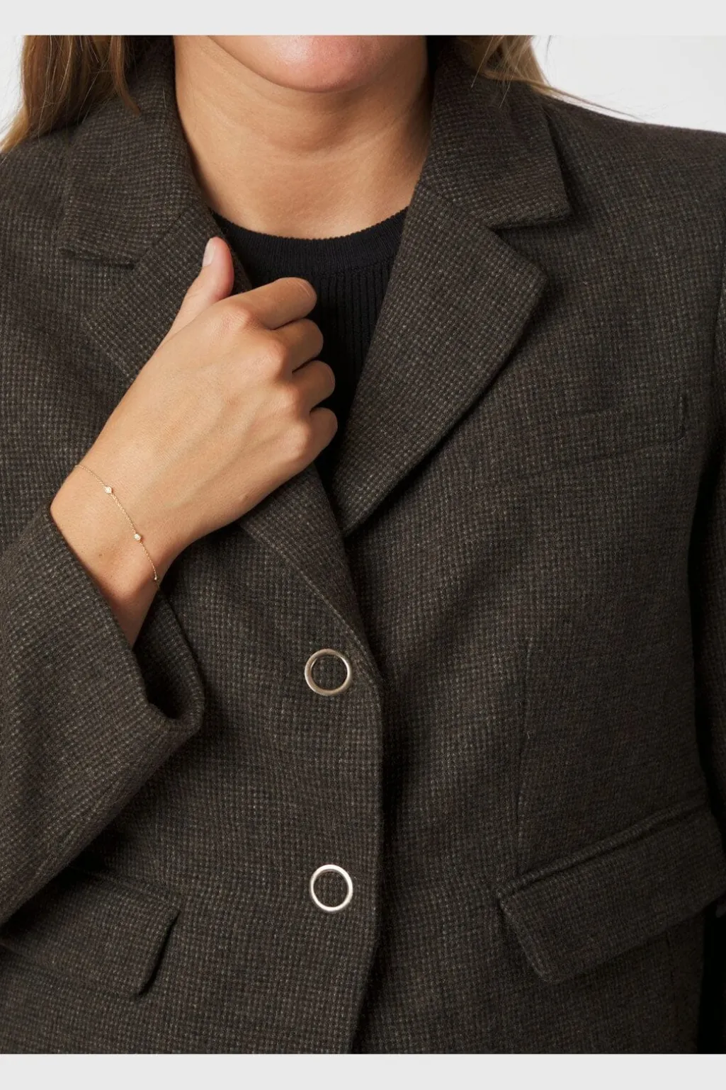 Nnwaed Mini Check Blazer 166184