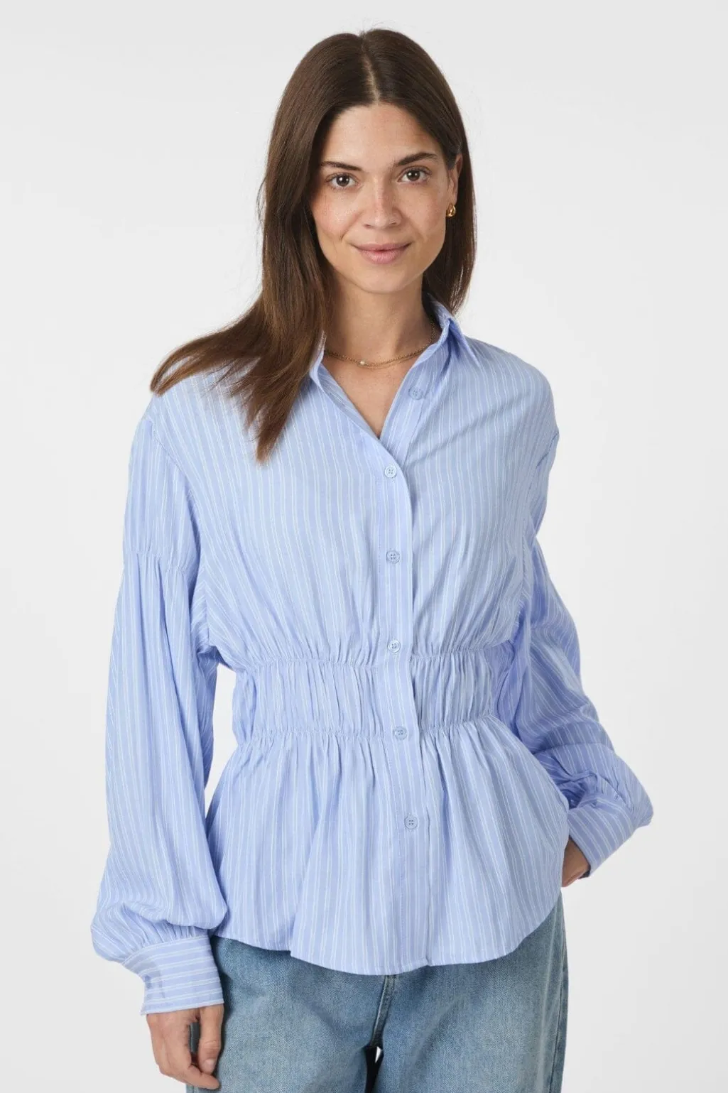 Nnwales Stripe Shirt 166278