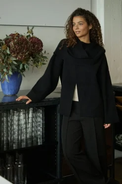 Nnwals Knit Scarf Blouse 166203