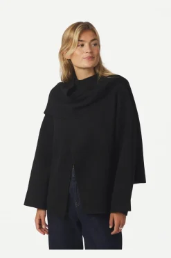 Nnwals Knit Scarf Blouse 166203