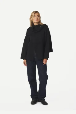 Nnwals Knit Scarf Blouse 166203