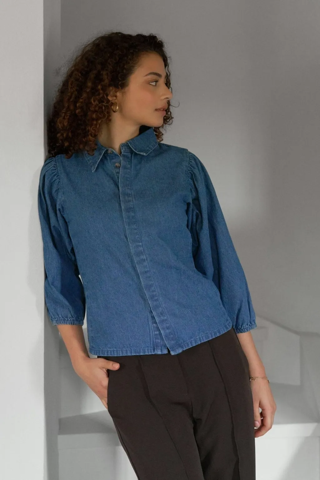 Nnwandana Denim Blouse 167092