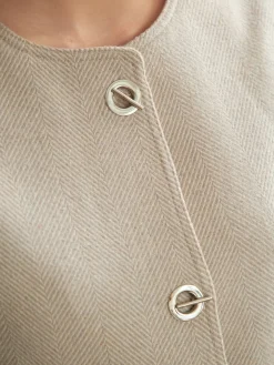 Nnxanthe Light Herringbone Blazer 167111