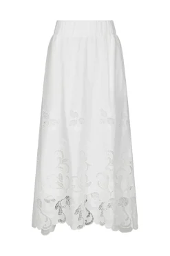 Nnyara Long Emb Skirt 168438