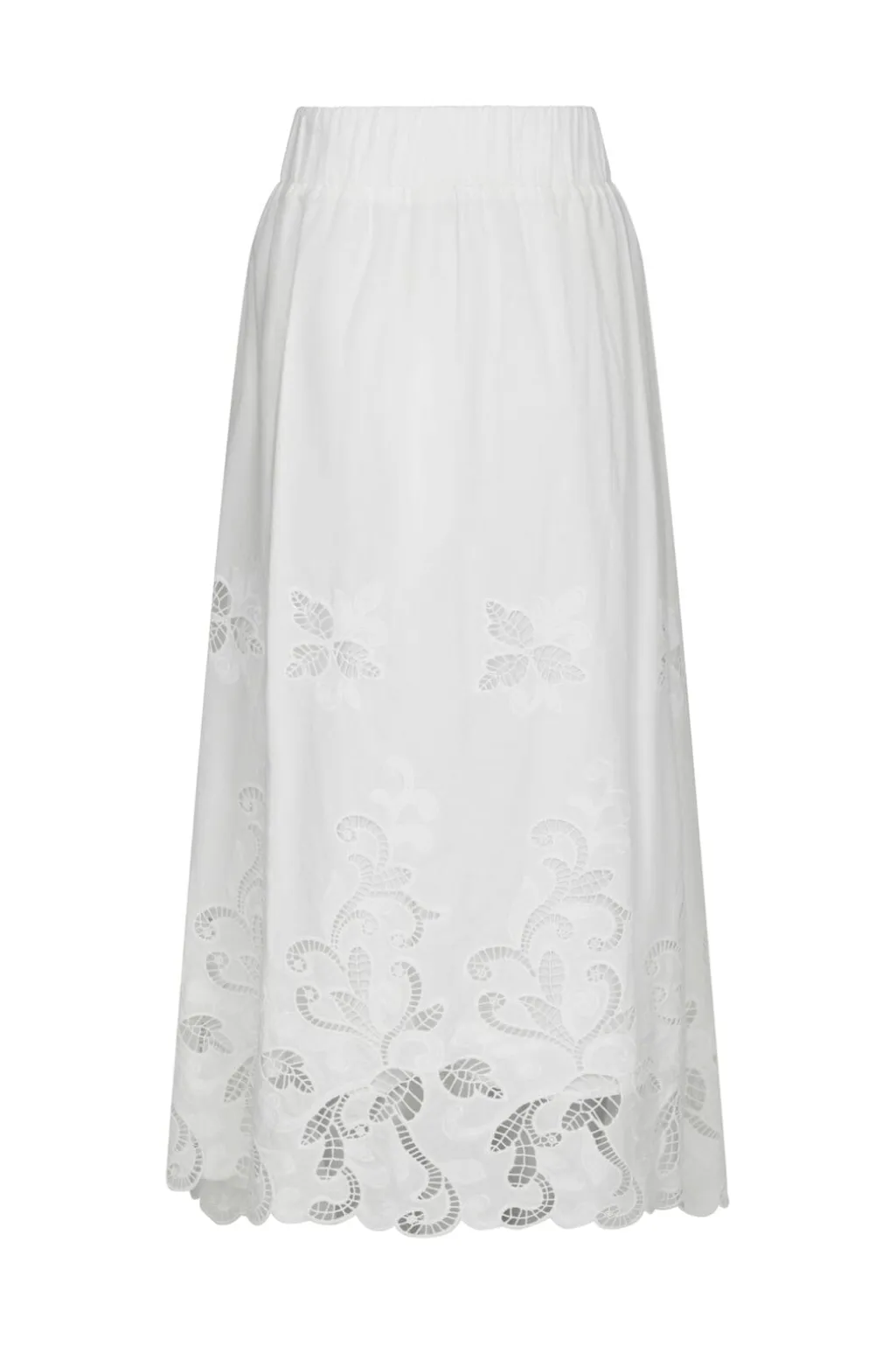 Nnyara Long Emb Skirt 168438