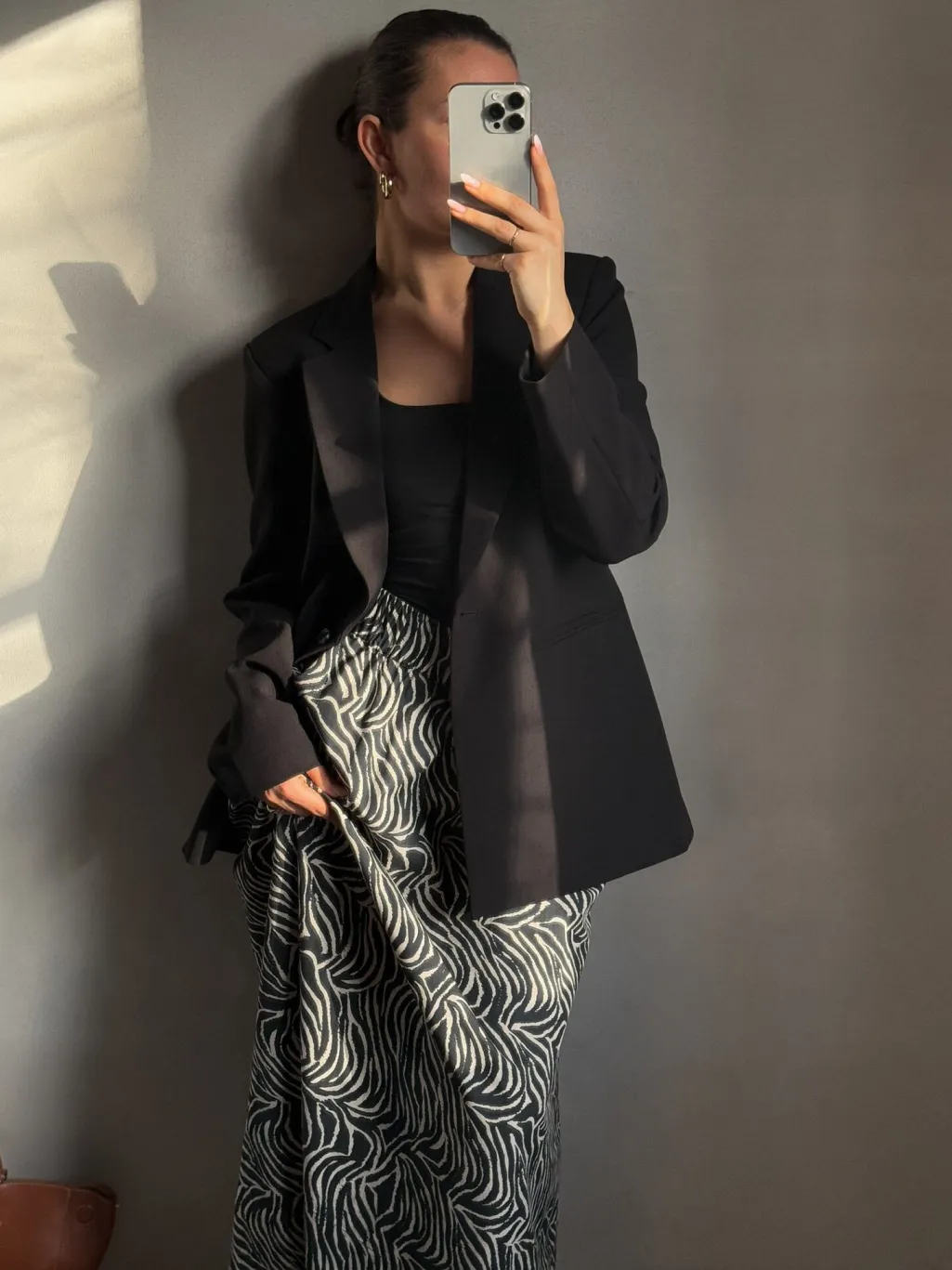 Nnyara Zebra Long Skirt 164709