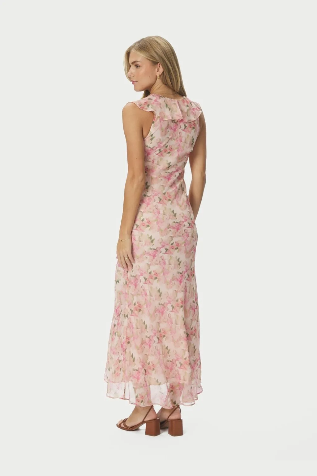 Nnzella Chiffon Print Dress 167616