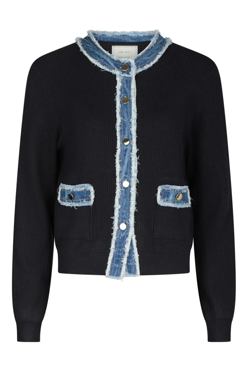Nnzelma Knit Denim Cardigan 167245