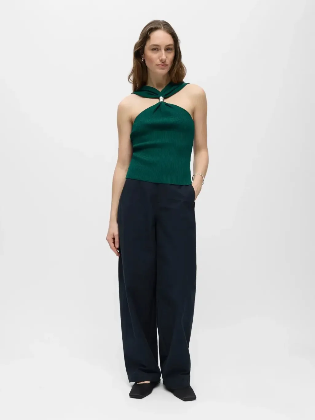 Objcallie S/L Sli Knit Top 144