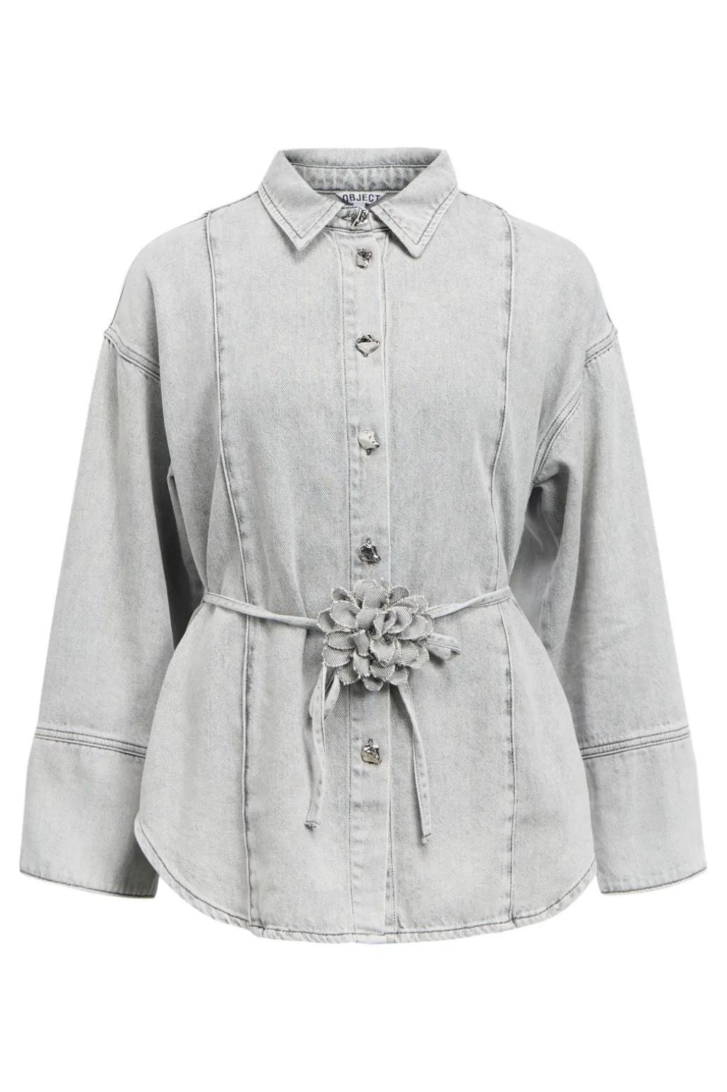 Objgail L/S Lo Denim Shirt 144