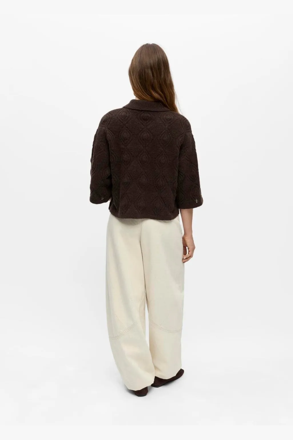 Objkaisa Flora 3/4 Lo Knit Cardigan