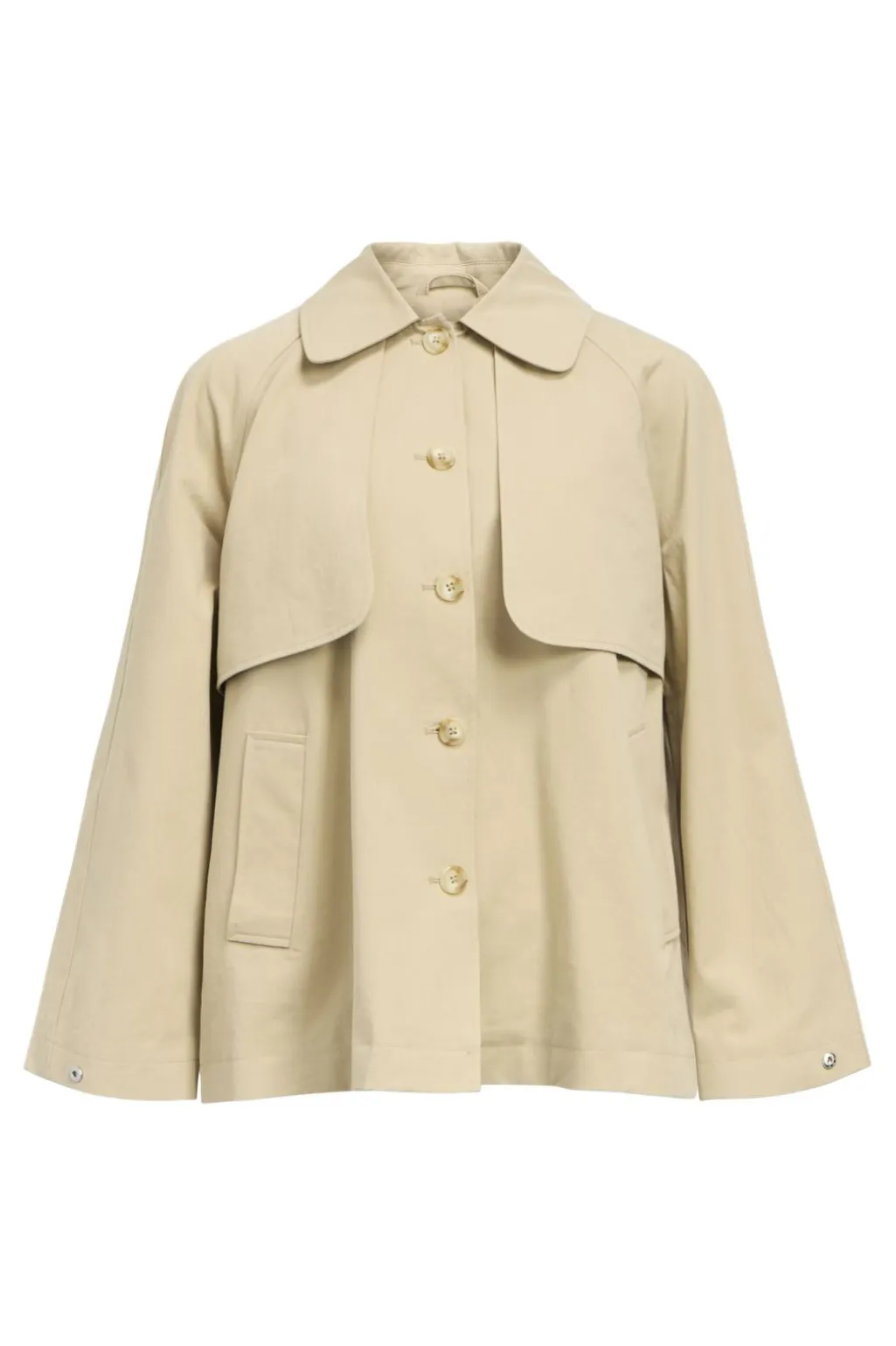 Objpaula Re L/S Trench Jacket