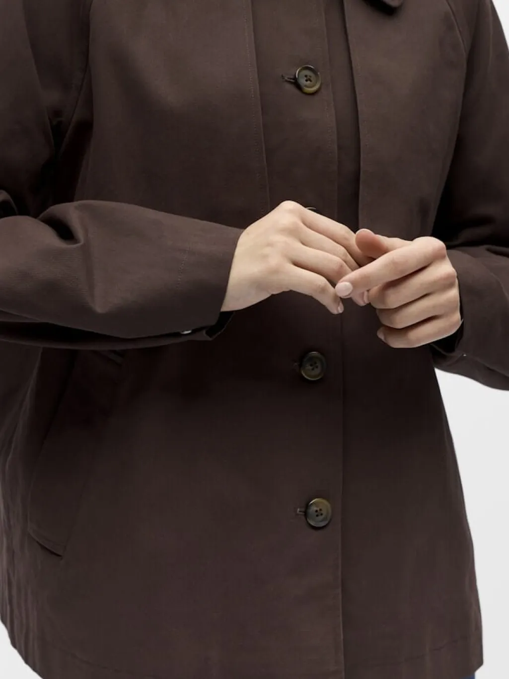 Objpaula Re L/S Trench Jacket