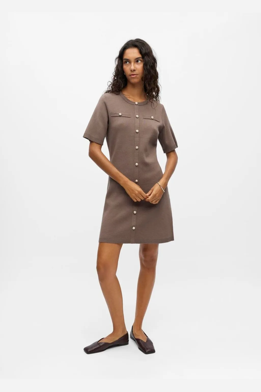 Objreynard S/S Knit Re Dress
