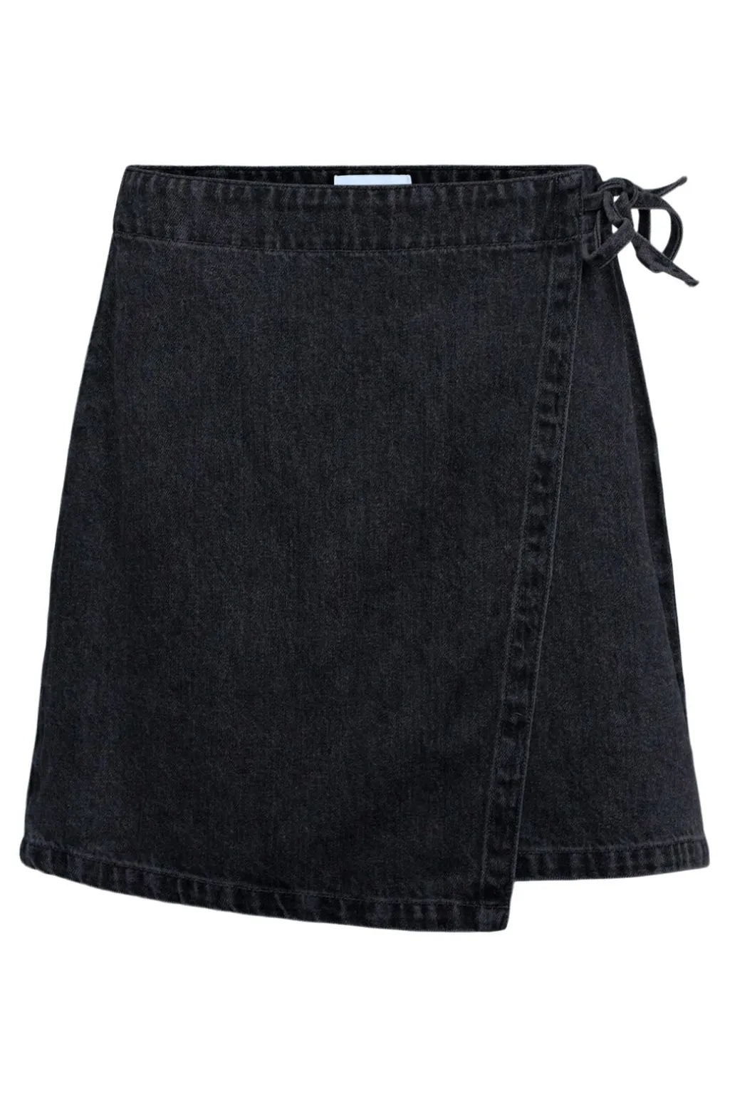 Objrosie Denim Short Wrap Skirt