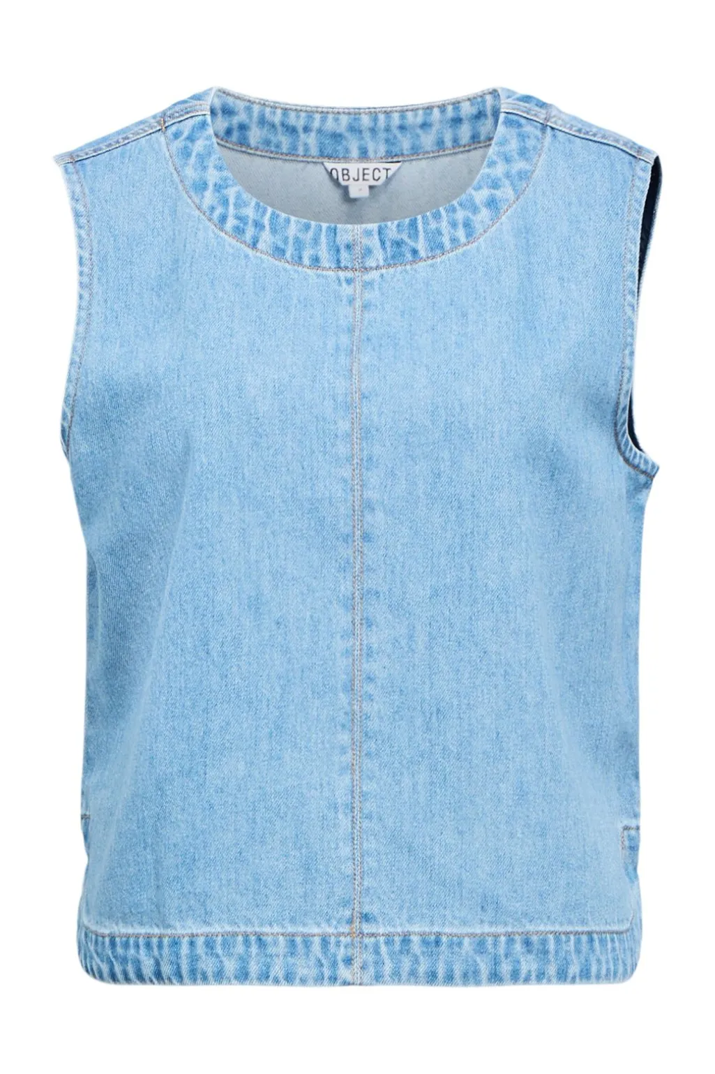 Objrosie S/L Lo Denim Top