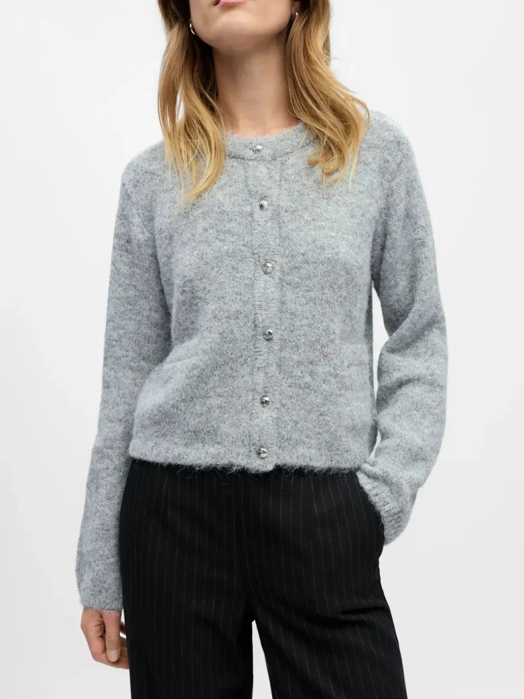 Objsaggia Re L/S Knit Cardigan