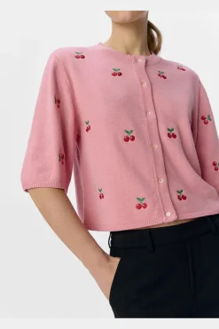 Objthess 3/4 Sleeve Cardigan