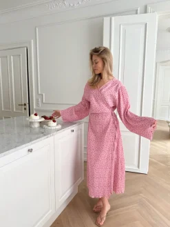 Ofeliaic Long Wrap Dress A23640