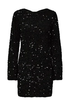 Onlanika Sequins Ls Bow Dress