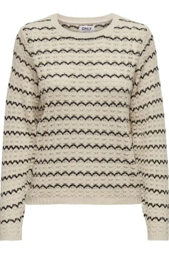 Onlasa Ls Structure O-Neck Knt