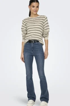 Onlasa Ls Structure O-Neck Knt