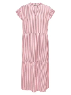 Onlbari Sl Fril Vneck Midi Dress