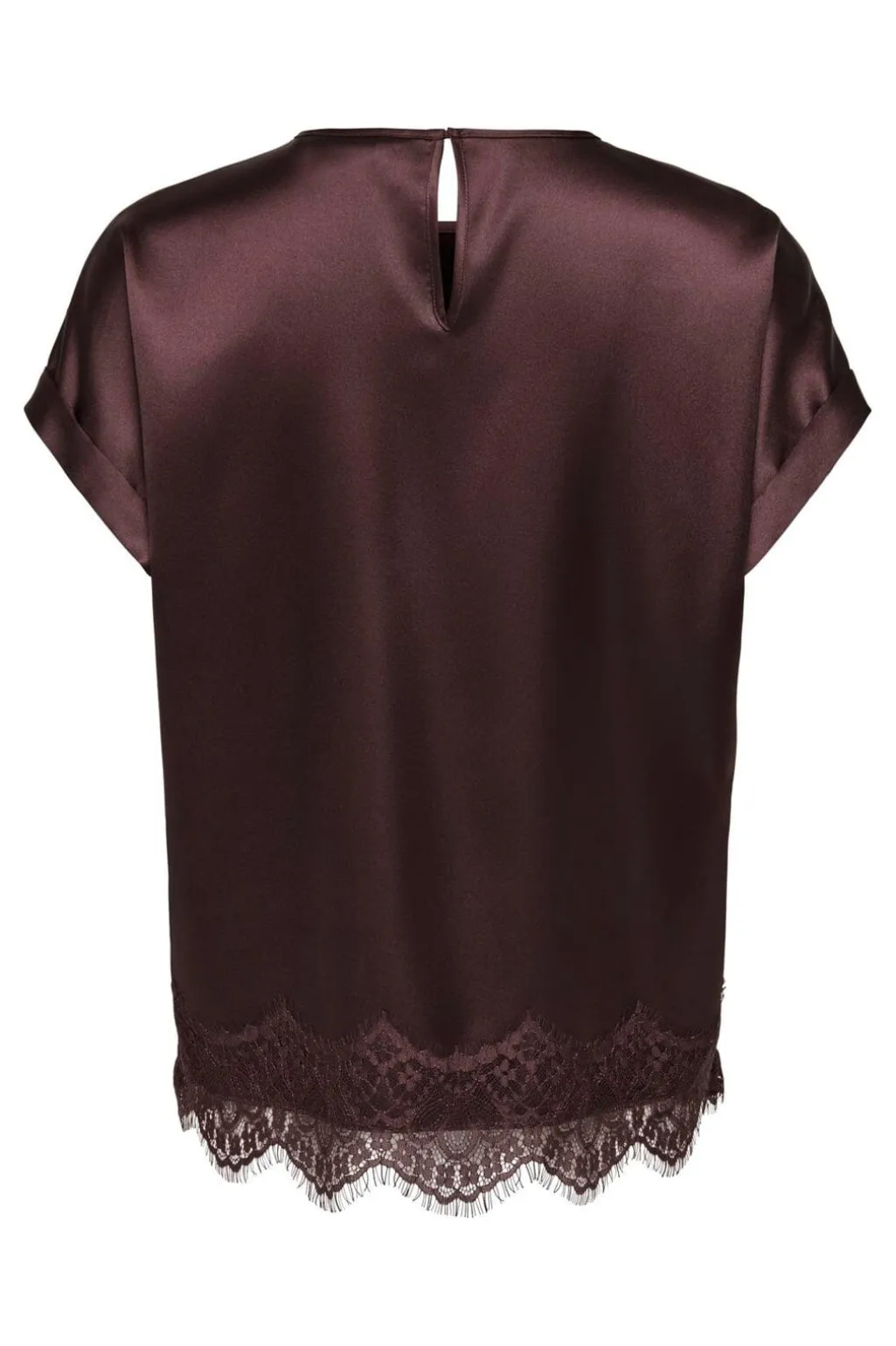 Onlbella Ss Satin Lace Top