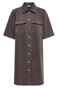 Onlbelle-Silla S/S Button Dress