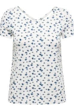 Onlbera Back Lace Up S/S Top
