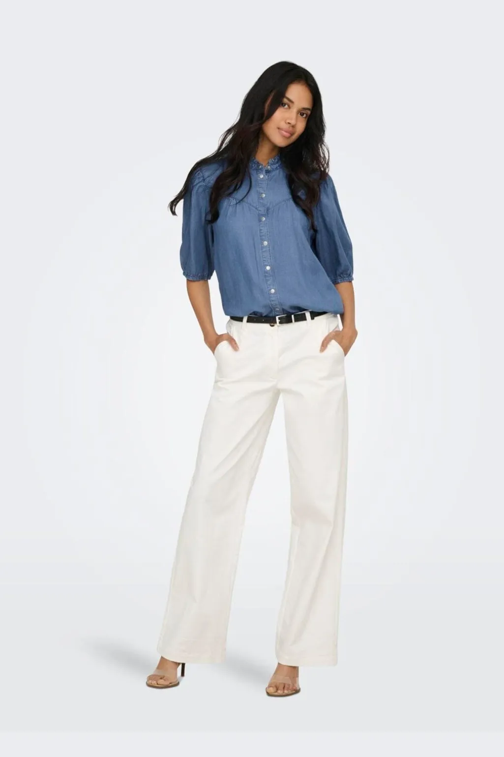 Onlcharis Life 2/4 Frill Shirt Cc
