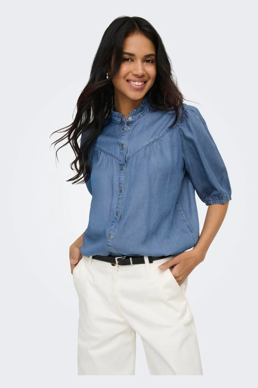 Onlcharis Life 2/4 Frill Shirt Cc