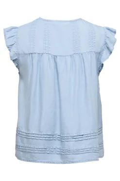 Onlcharis Life Sl Tie Neck Top Cc