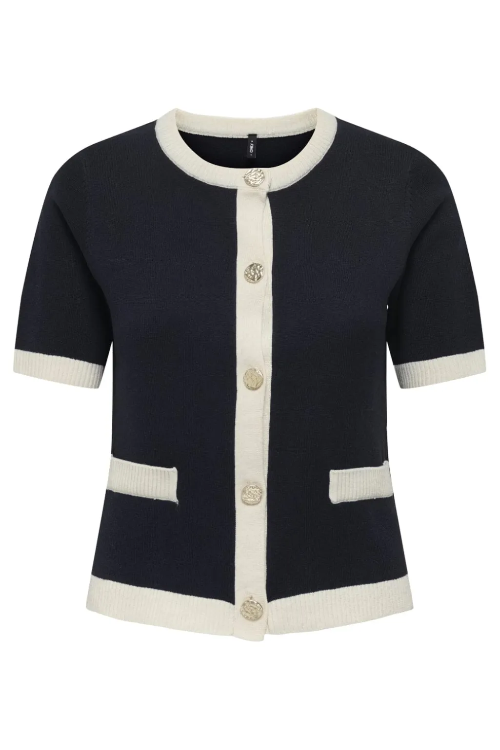 Onlcoco Life Ss Button Cardigan Cc Knt