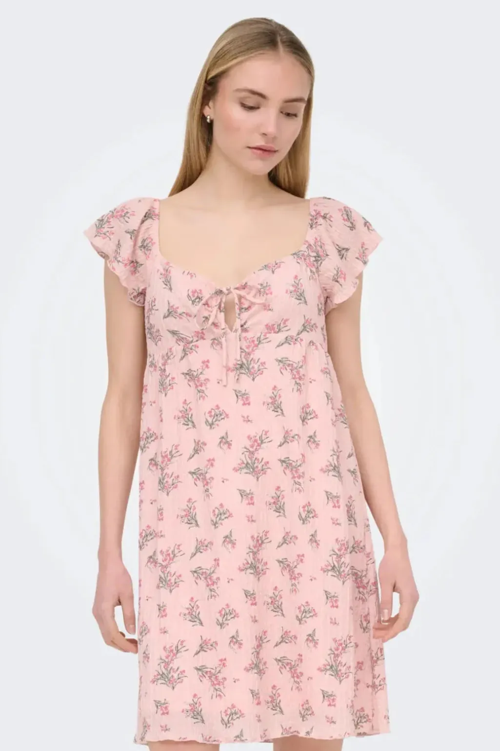 Onldua Frill Sleeve Dress