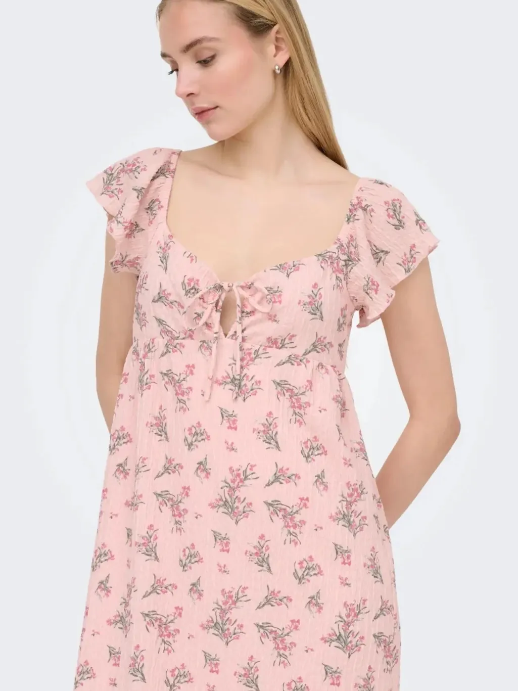 Onldua Frill Sleeve Dress