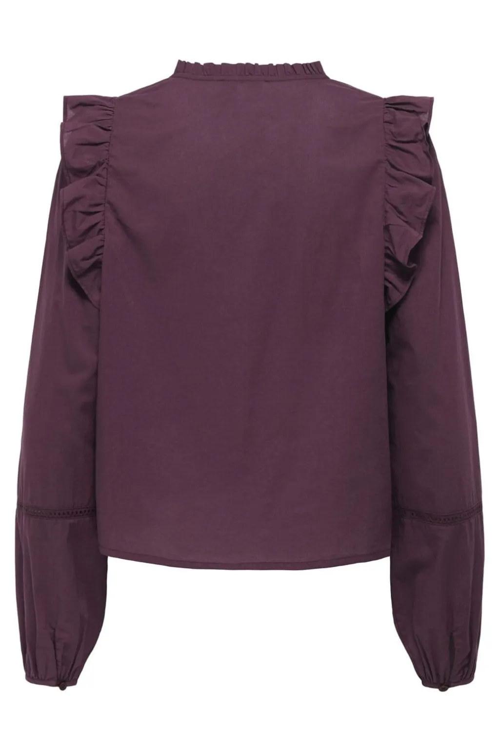 Onledda Life Ls Frill V-Neck Top