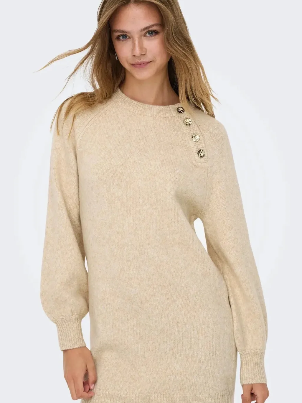 Onlemma Life Ls Button Onec Dress Cc Knt