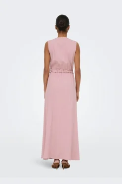 Onlgoa Sl Linen Bl Long Dress Cc