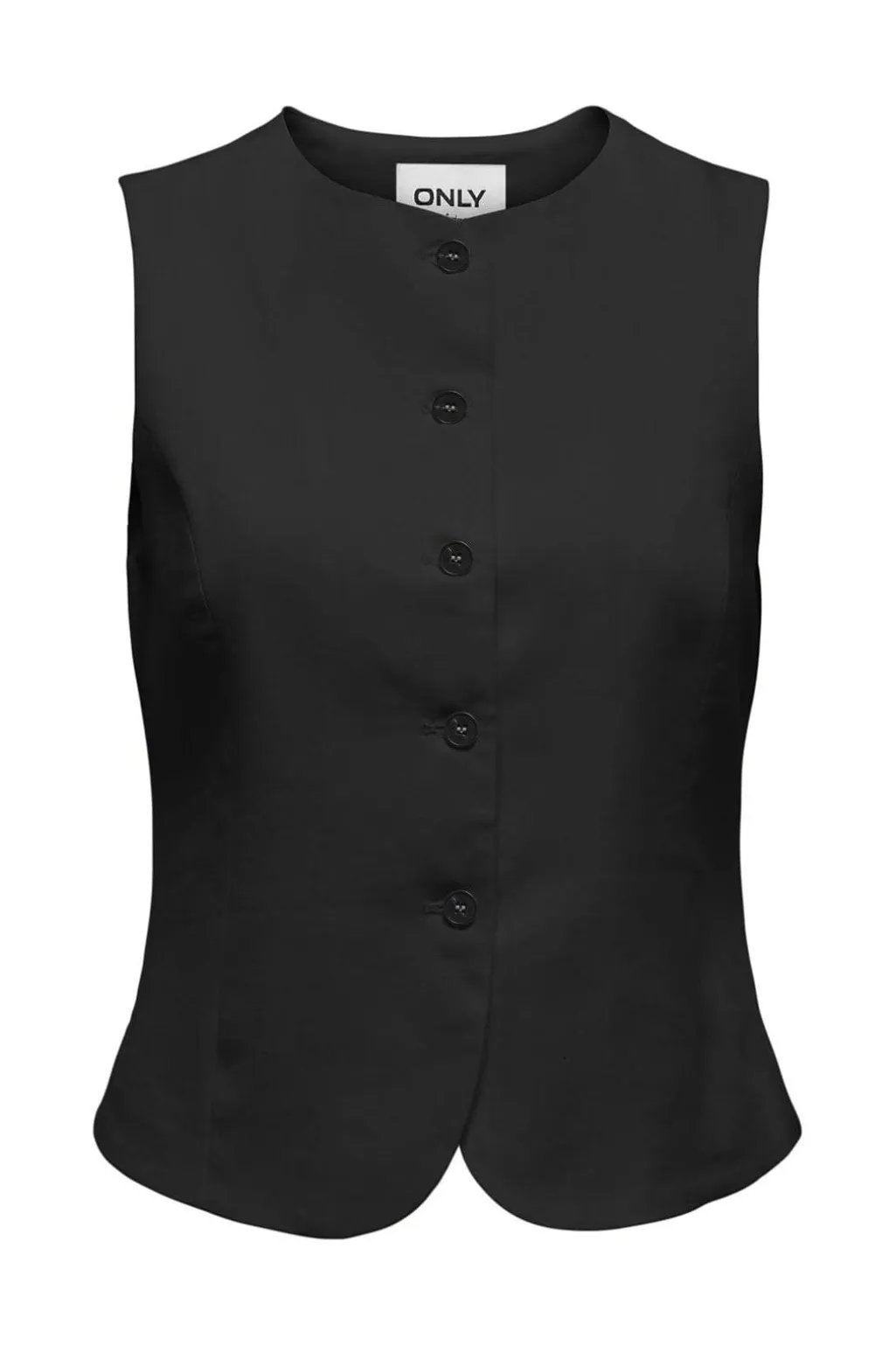 Onlgoa S/L Linen Bl Waistcoat Cc Tlr