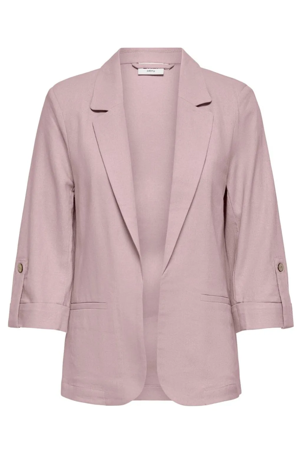 Onlgoa 3/4 Unline Linen Bl Blazer Cc Tlr