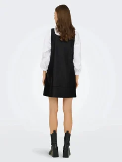 Onljosie Faux Leather Dress Cc