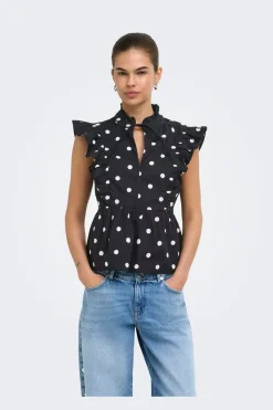 Onlkai S/L Peplum Frill