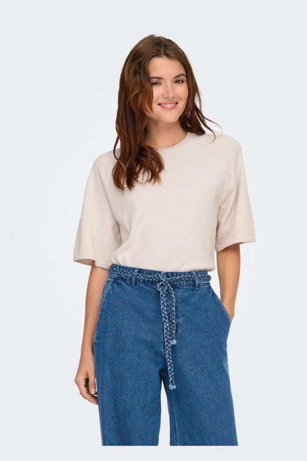 Onlloyal 2/4 O-Neck Knt